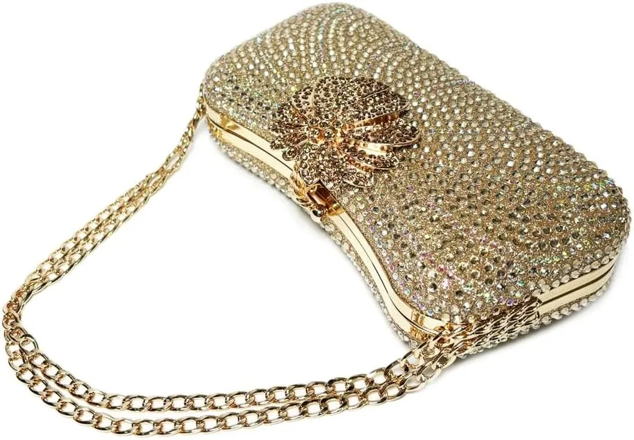 Rhinestone Evening Clutch Purses Women 2025 Crystal Diamond Glitter Sparkly Handbag Weddings Party Prom Purses