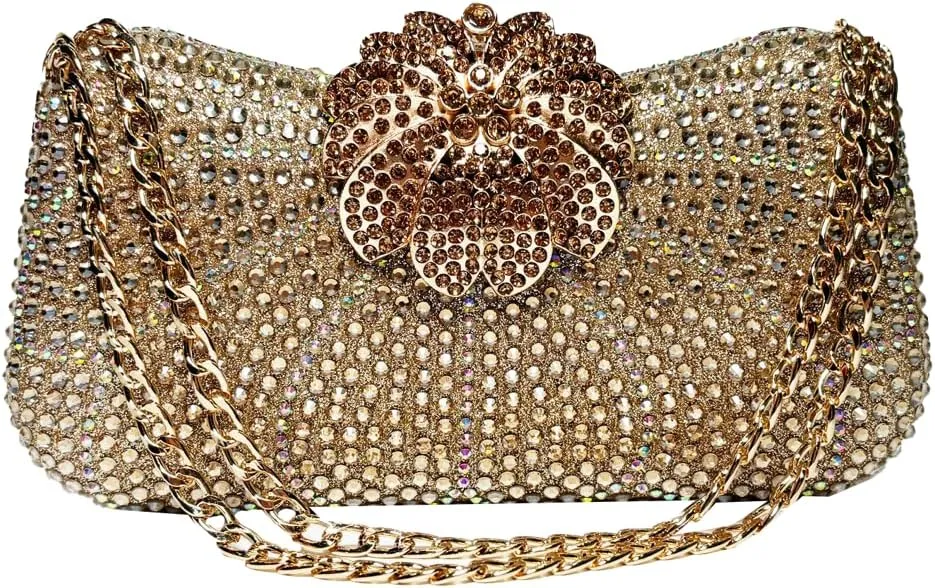 Rhinestone Evening Clutch Purses Women 2025 Crystal Diamond Glitter Sparkly Handbag Weddings Party Prom Purses