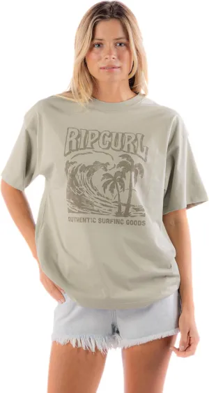 Rip Curl Women's Heritage Crew Neck Short Sleeve T-Shirt Tee