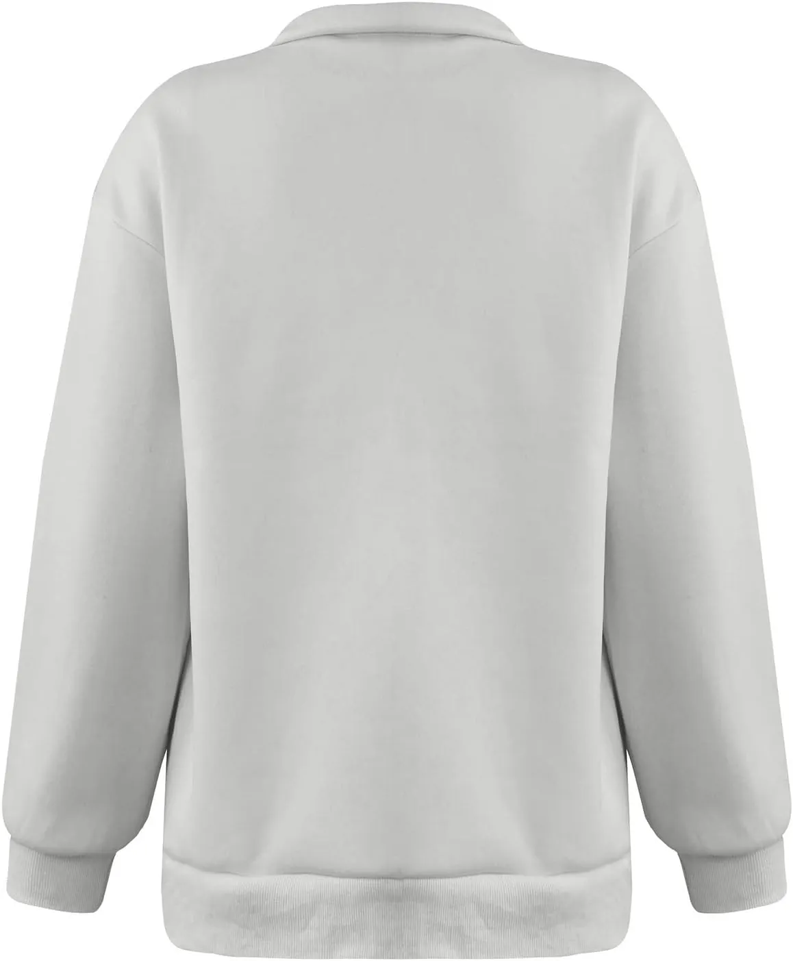 SERYU Oversized Sweatshirt Womens Loose Fit Fleece Fall Long Sleeve Half Zip Collared Pullover Y2k Clothes