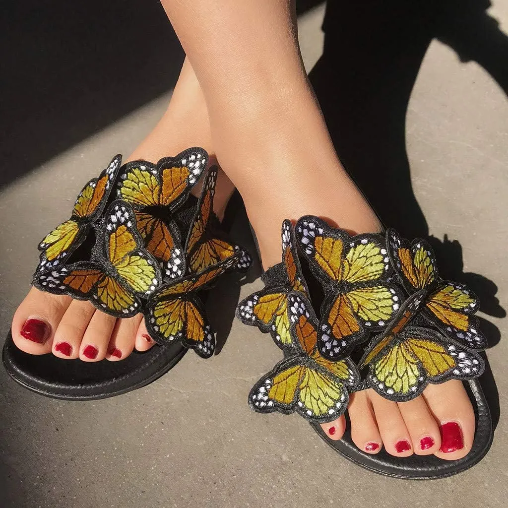 Slide Sandals for Women Women's Sandals Flat Sandal Womens Dressy Casual Summer Beach Shoes Ankle Elastic