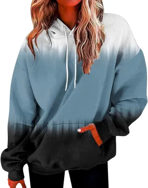 slqdgmryz Oversized Hoodies for Women Plus Size Drawstring Graphic Hoodie Loose Preppy Sweatshirt with Pocket Womens Pullover