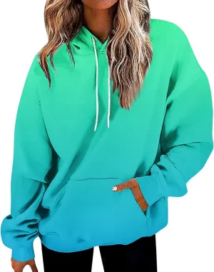 slqdgmryz Oversized Hoodies for Women Plus Size Drawstring Graphic Hoodie Loose Preppy Sweatshirt with Pocket Womens Pullover