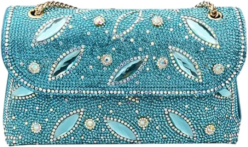 Sparkly Rhinestones Clutch Purses Women 2025 Chain Handbags Bling Bling Evening Bags for Cocktail Prom Party Wedding