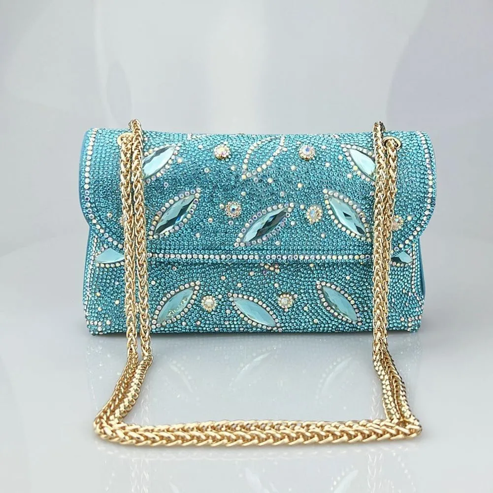Sparkly Rhinestones Clutch Purses Women 2025 Chain Handbags Bling Bling Evening Bags for Cocktail Prom Party Wedding