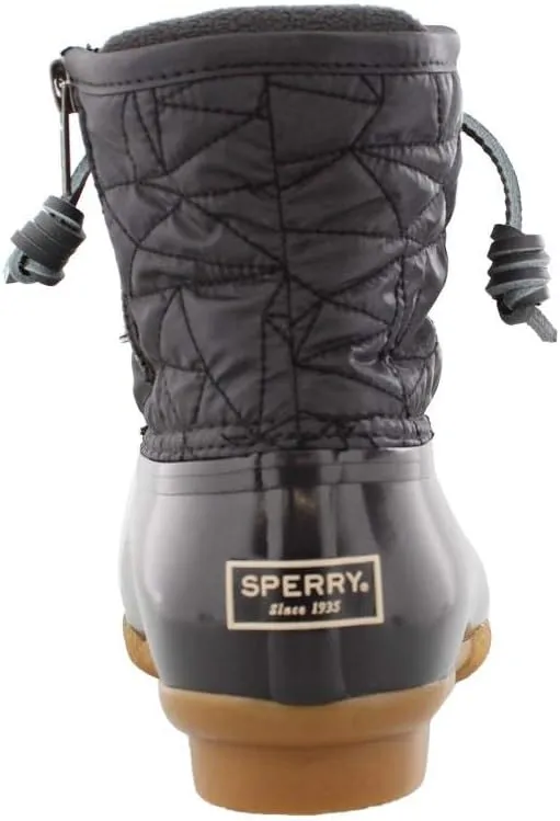 Sperry Women's Saltwater Nylon Quilt Rain Boot