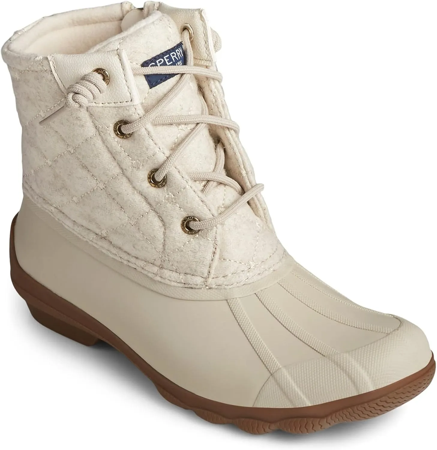 Sperry Women's Syren Gulf Wool Quilt Ivory 8.5 B(M) US