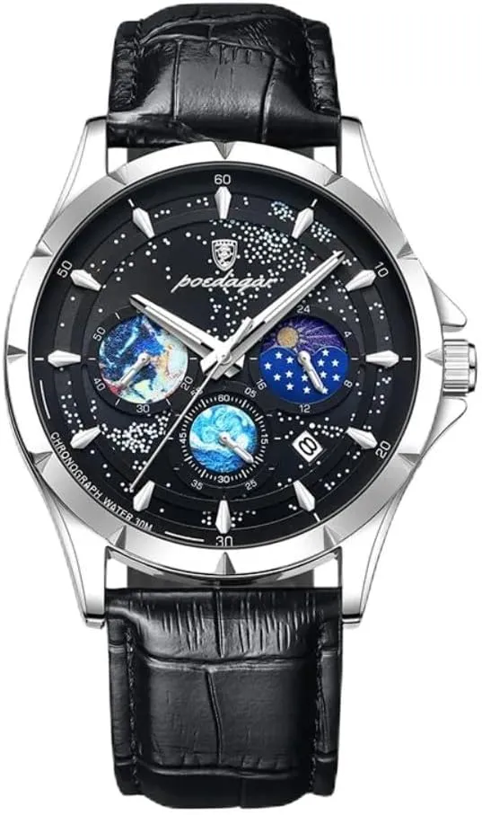 Starry Sky Wrist Watches for Men Luminous Sport Man Fashion Business Classic Watch Luxury Waterproof Stainless Steel Clock Male Wristwatches