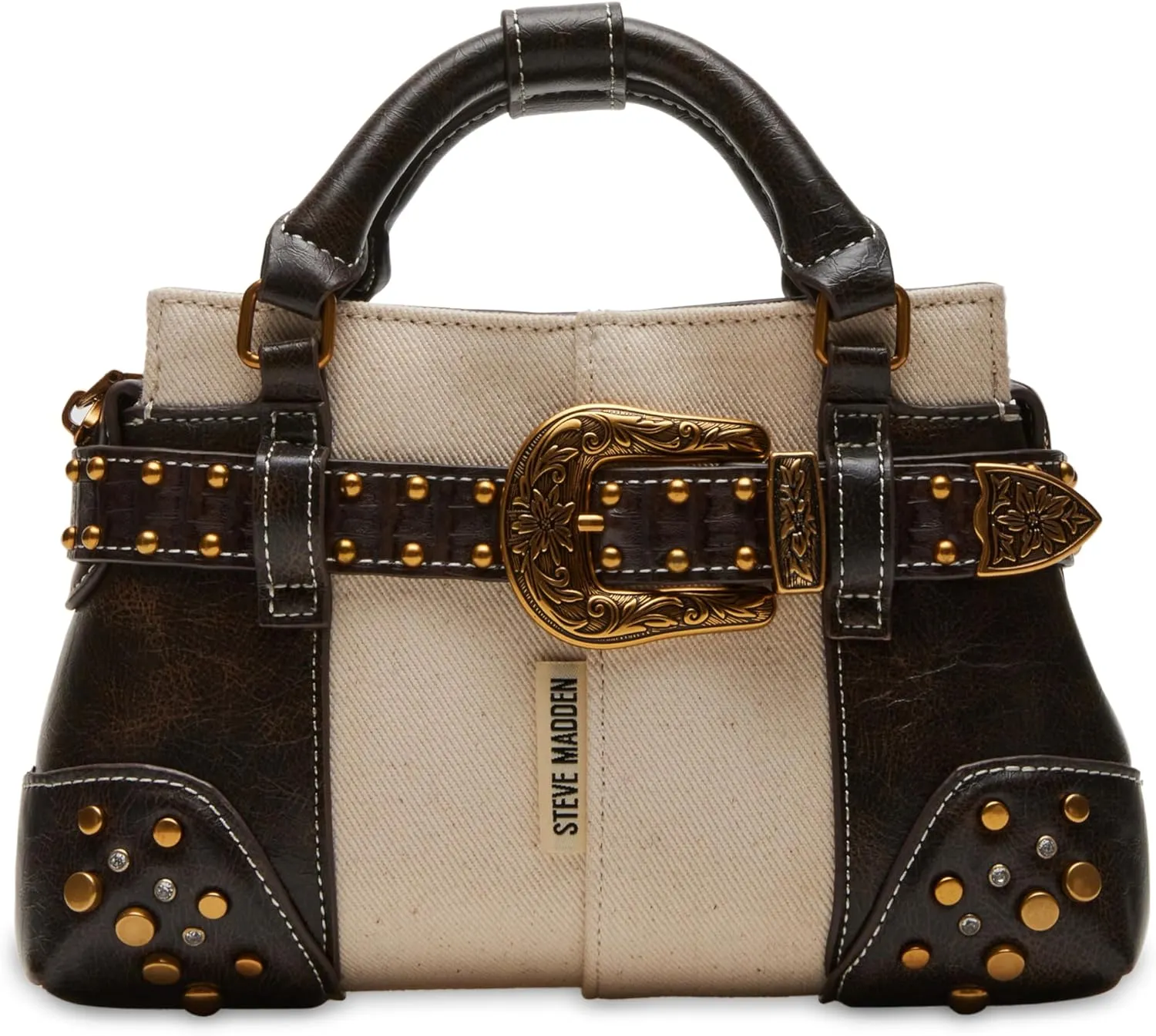 Steve Madden Boom-M Distressed Mini Satchel, Multi
