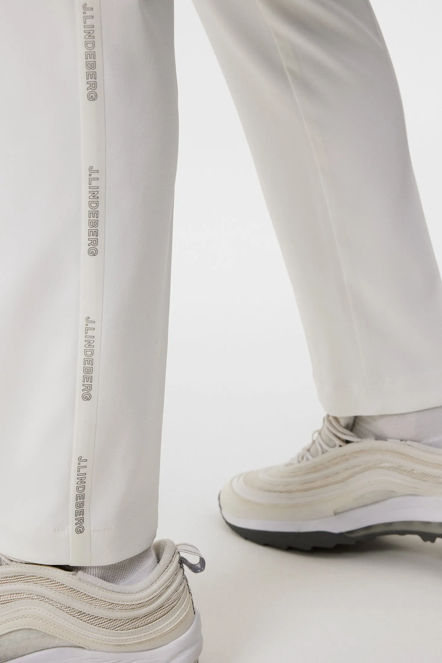 Stuart Stripe Pant / White
