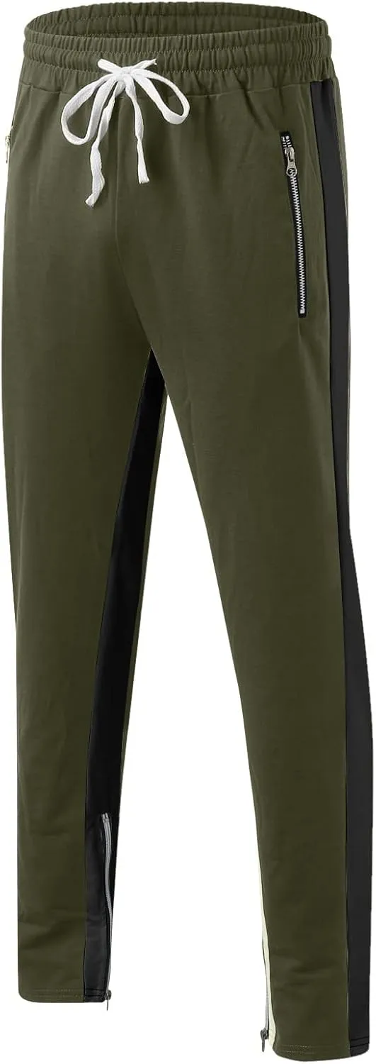 Sweatpants for Men Big and Tall Casual Mens Gifts Cargo Pants Hiking Workout Joggers Pants Fleece Joggers Sweat Pants