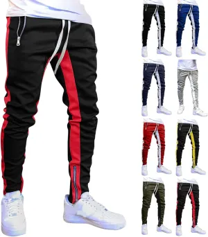 Sweatpants for Men Big and Tall Casual Mens Gifts Cargo Pants Hiking Workout Joggers Pants Fleece Joggers Sweat Pants