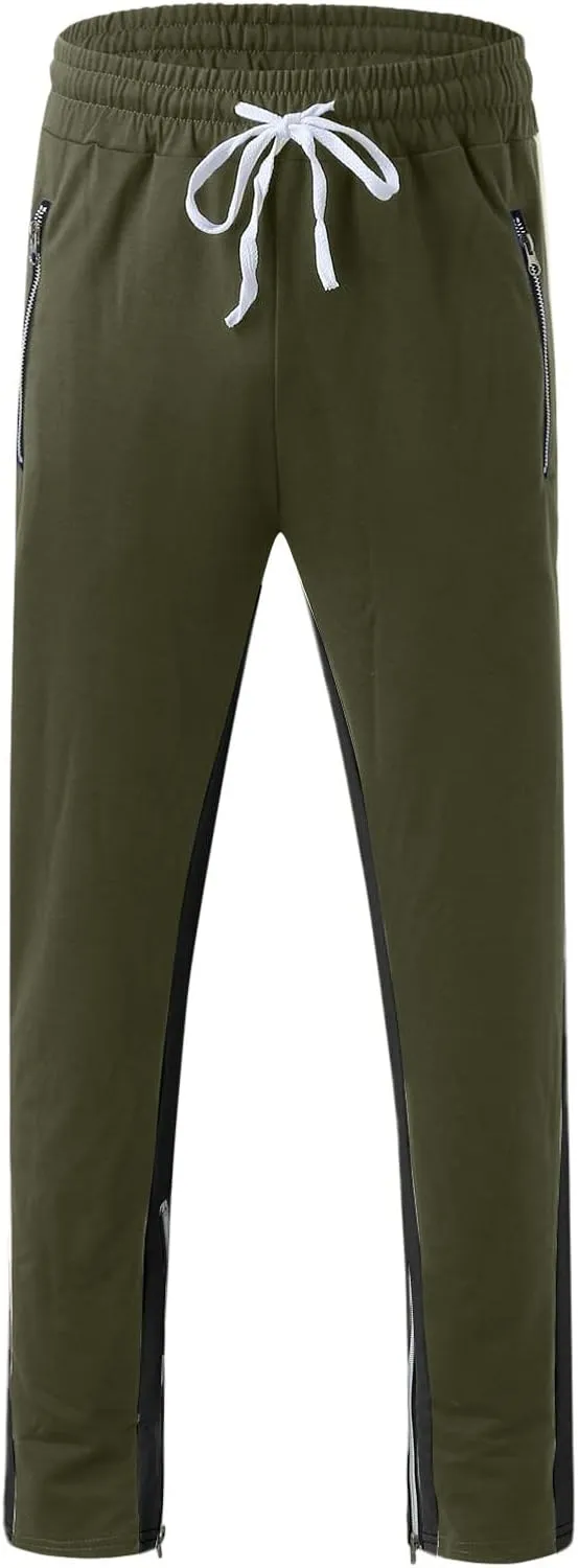 Sweatpants for Men Big and Tall Casual Mens Gifts Cargo Pants Hiking Workout Joggers Pants Fleece Joggers Sweat Pants
