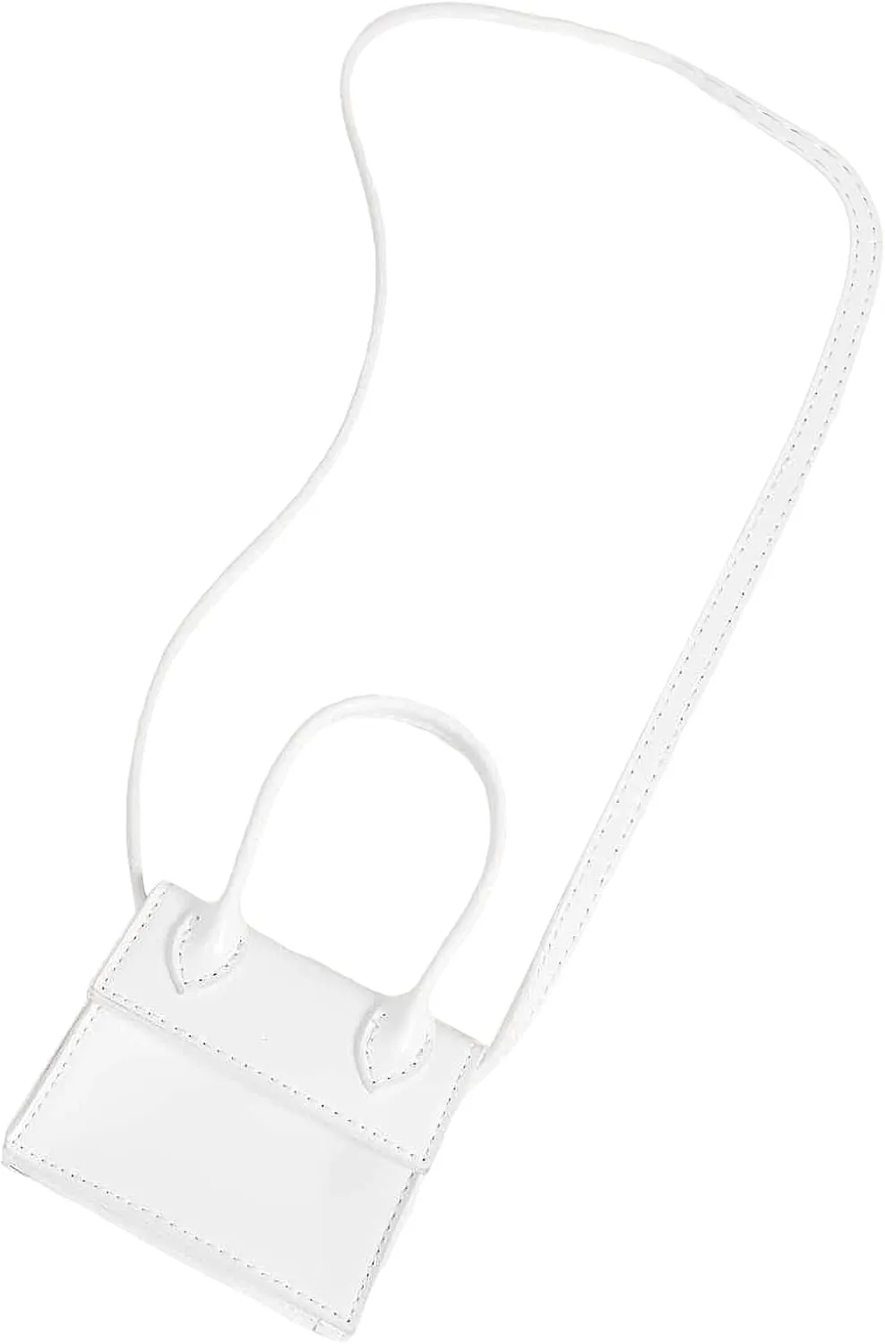 SweatyRocks Women's PU Leather Flap Crossbody Bags Top Handle Mini Satchel Bag Shoulder Purse