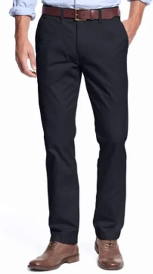 Tommy Hilfiger mens Big and Tall Classic Fit Stretch Chino Casual Pants, Cs Deep Knit Blue, 48W x 32L US