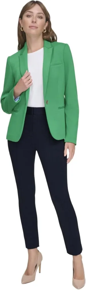 Tommy Hilfiger Women's Blazer  Business Jacket with Flattering Fit and Single-Button Closure