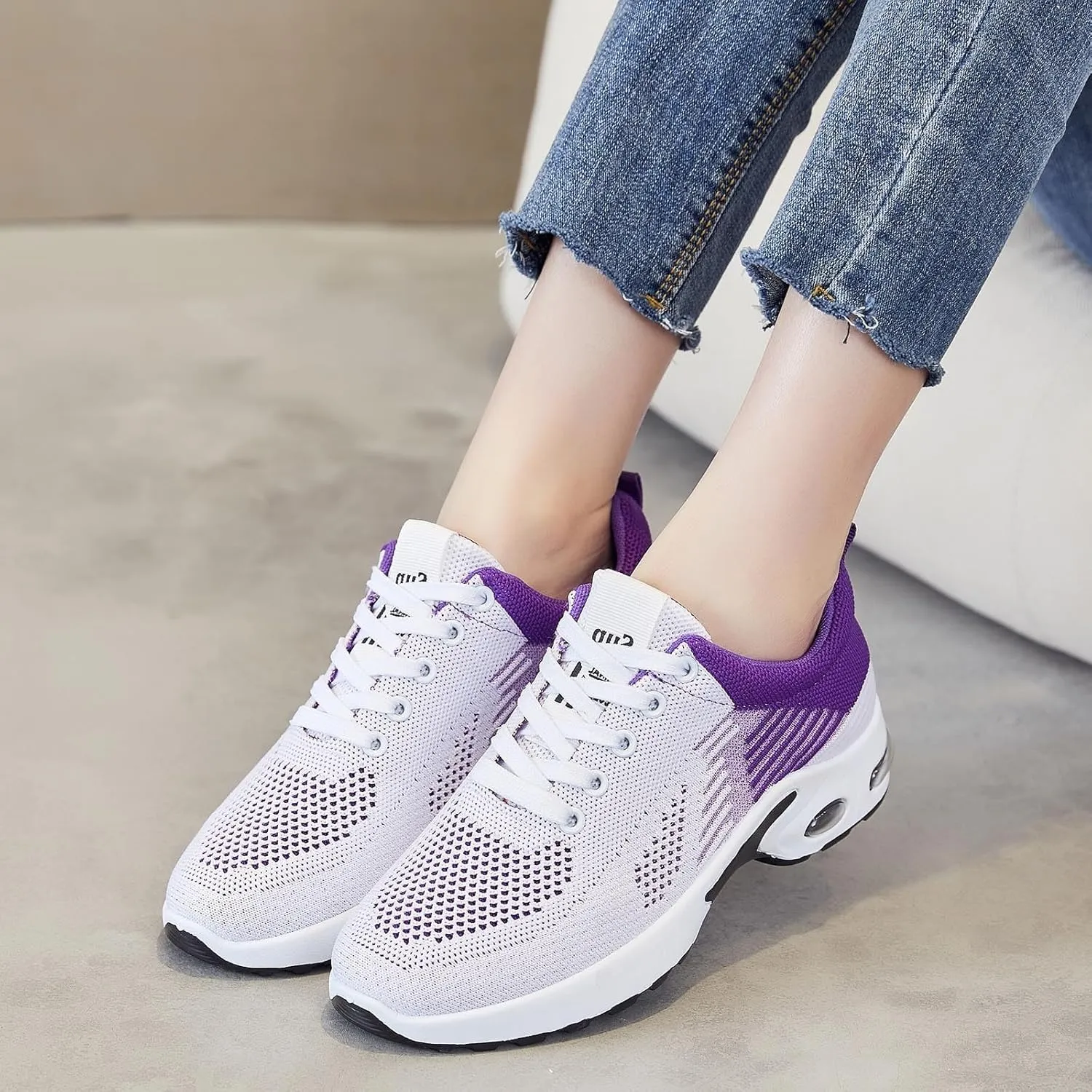 Wide Toe Box Shoes Women Gym Jogging Walking Sneakers Comfy Breathable Mesh Fashion Sneakers Zero Drop Sole Width Shoes with Arch Support