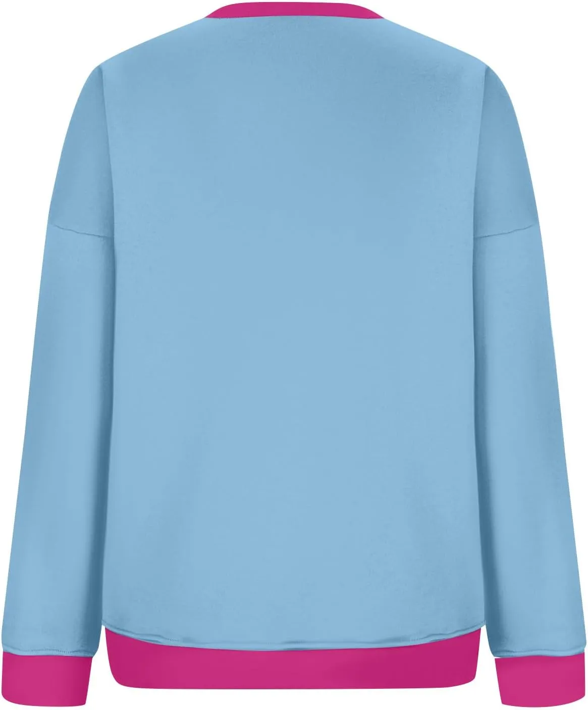Women Color Block Graphic Sweatshirts Baggy V Neck Oversized Sweatshirt Lightweight Drop Shoulder Y2K Trendy Pullover