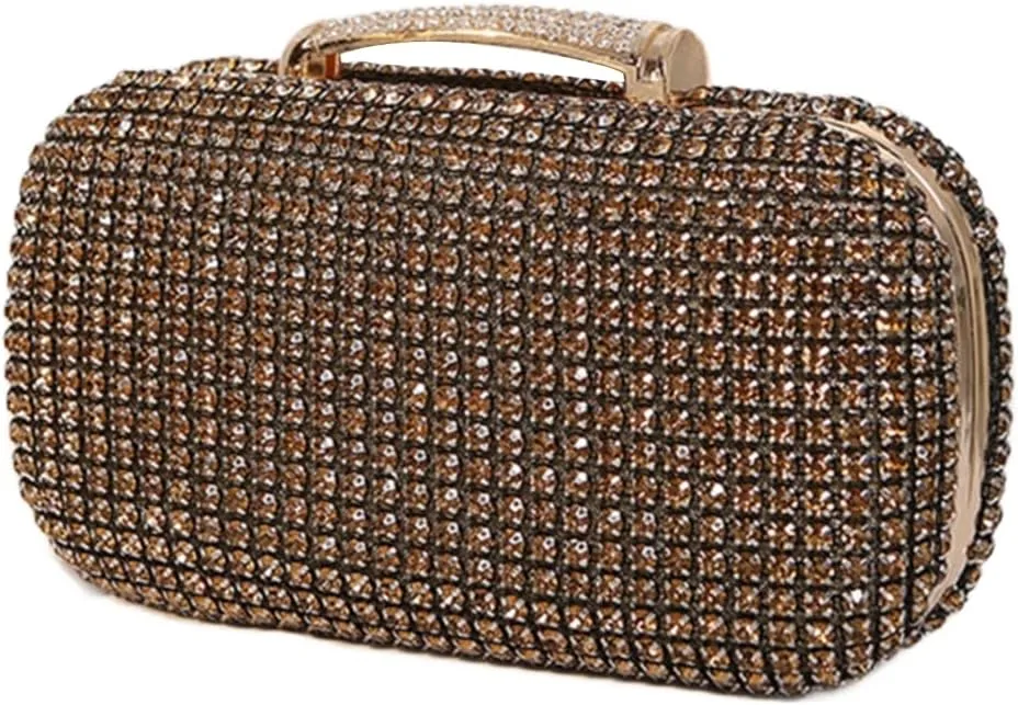 Women Evening Clutch Bag Handbag Shoulder Crossbody Bags Wedding Prom Party Purse with Detachable Chain
