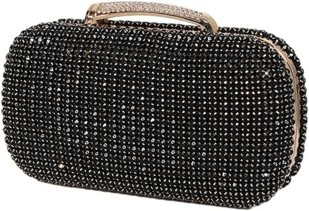 Women Evening Clutch Bag Handbag Shoulder Crossbody Bags Wedding Prom Party Purse with Detachable Chain
