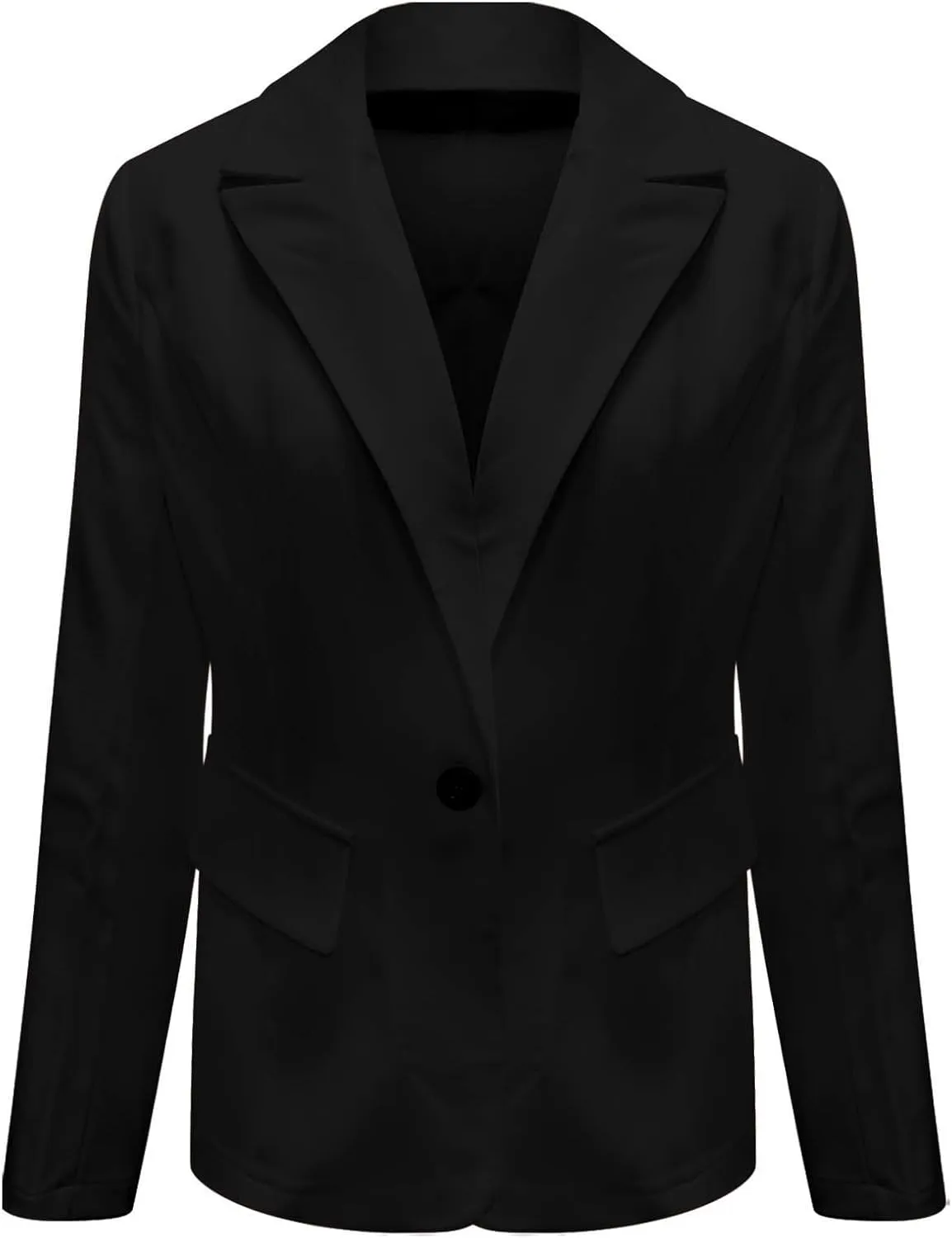 Womens Business Casual Blazer Summer Cardigan Lapel Button Down Solid Suit Jacket with Lined Office Work Clothes 2025