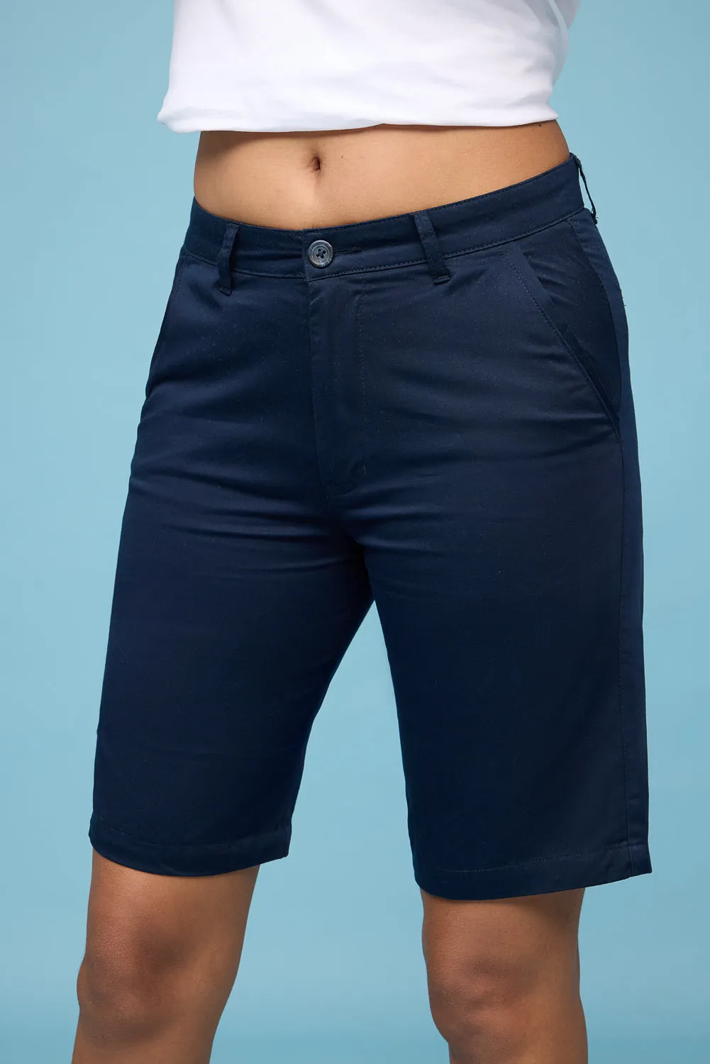 Women's Dark Blue Summer Shorts