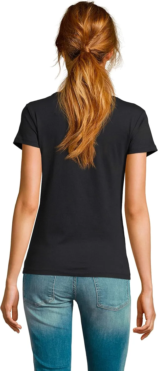Women's Graphic T-Shirt Organic Bitcoin Heartbeat BTC HODL Crypto Eco-Friendly Ladies Limited Edition Short