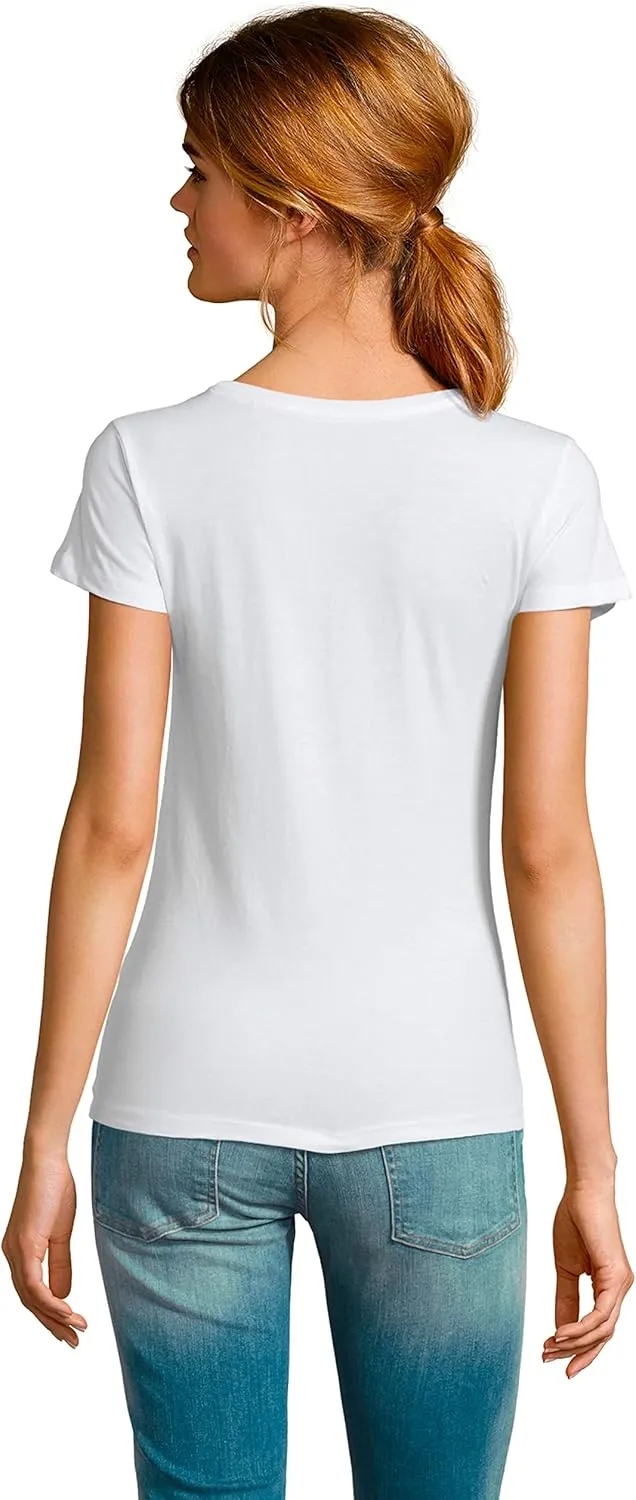 Women's Graphic T-Shirt Organic Bitcoin Heartbeat BTC HODL Crypto Eco-Friendly Ladies Limited Edition Short