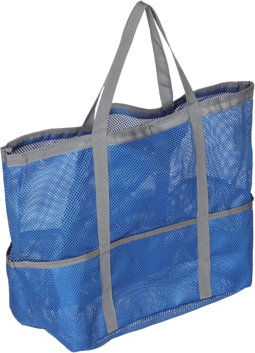 Women's Mesh Beach Bag with Sturdy Handle Large Capacity Waterproof for Pool and Beach