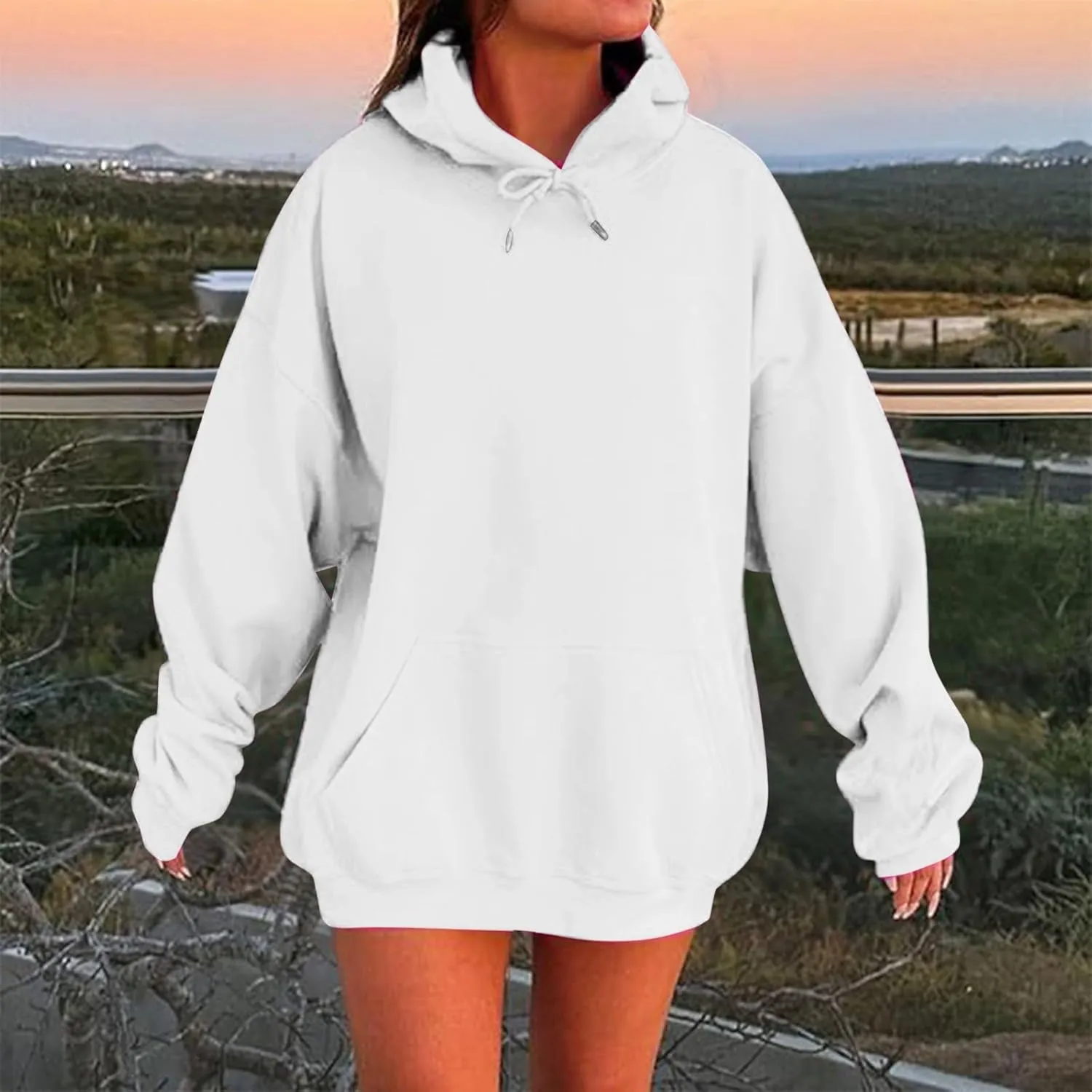 Womens Oversized Hoodies Sweatshirt Pullover Fleece Sweaters Long Sleeve Winter Fall Outfits Fashion Y2k Cute Clothes
