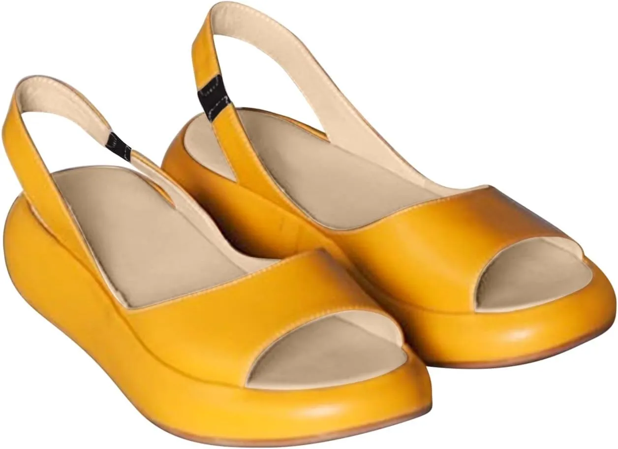 Womens Sandals 2025 Summer Comfy Soft Thick Sole Open-Toe Sandal Casual Dressy Beach Shoes