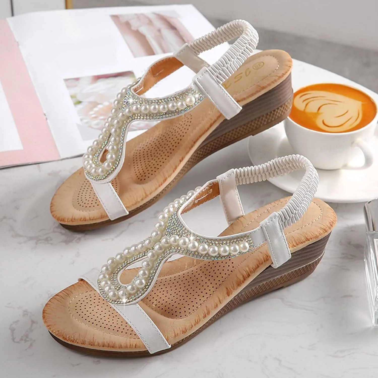 Women's Sandals Womens Flat Sandals Flat for Women Dressy Shoes for Women Dressy Casual Arch Support Comfortable Casual