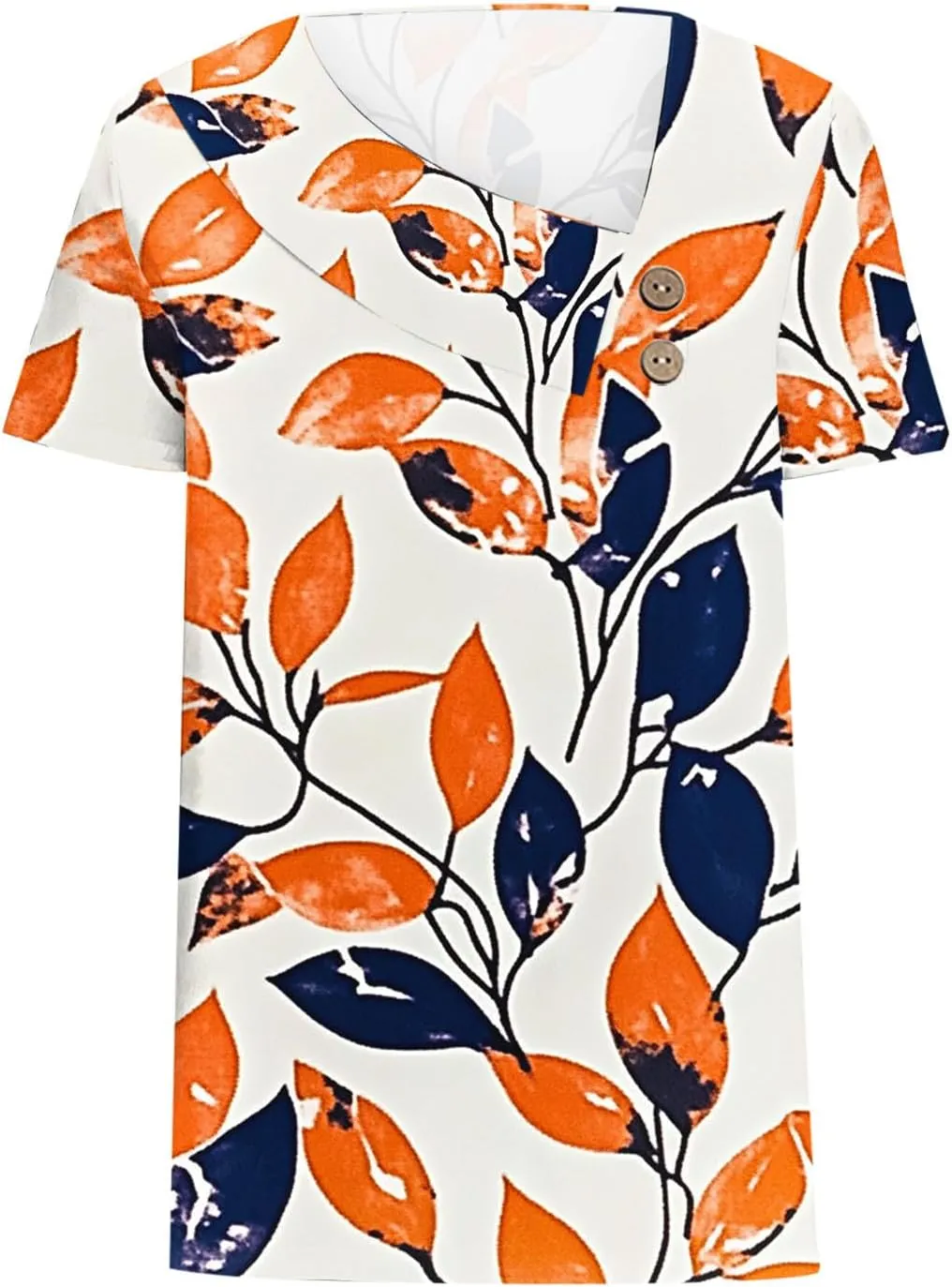 Women's Short Sleeve Casual Trendy Tshirt Boho Floral Graphic Print Tops Blouse Loose Fit Summer Tee Shirts