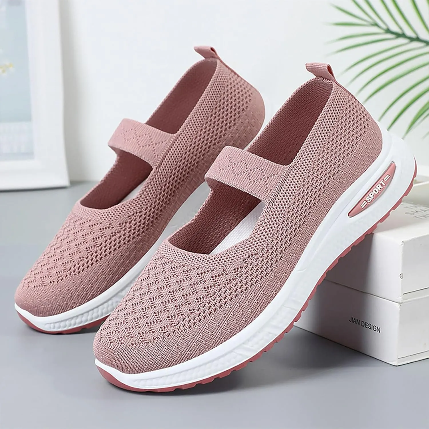 Women's Soft Orthopedic Shoes Breathable Woven Go Walking Slip On Foam Shoes Arch Support Hands Slip Man Shoes Slip on