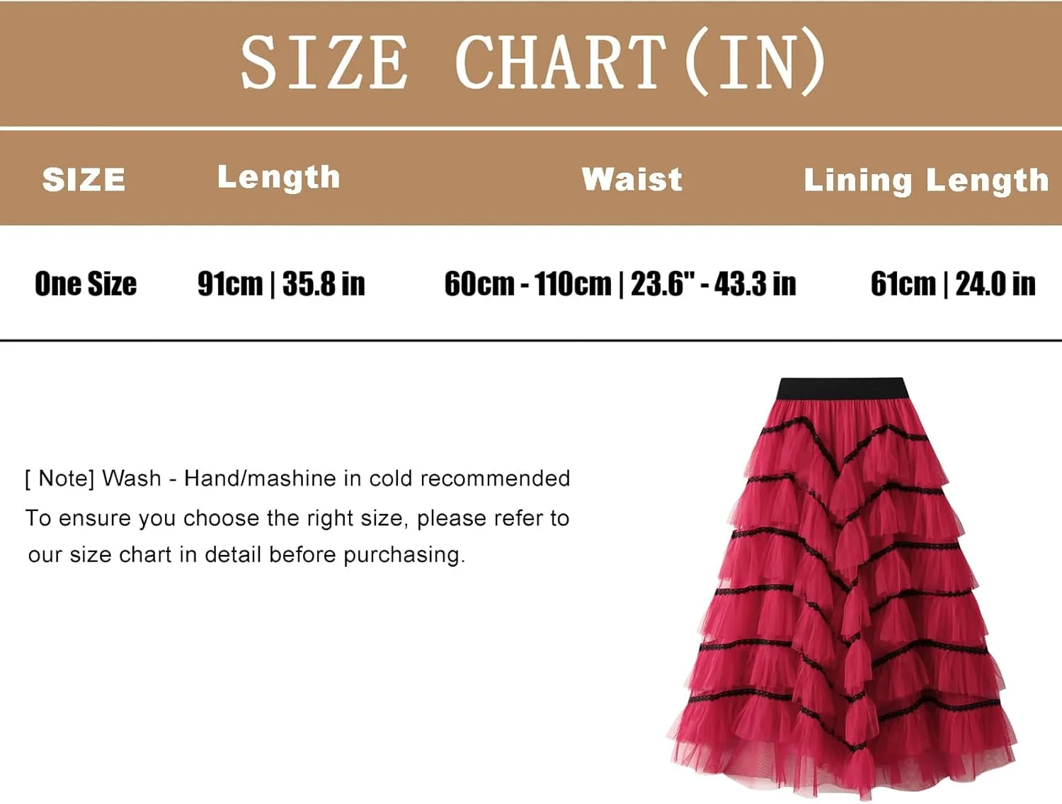Womens Tutu Tulle Skirts Elastic High Waist Ruffles Skirt A-line Flowy Midi Tiered Skirt Summer Pleated Dance Skirts