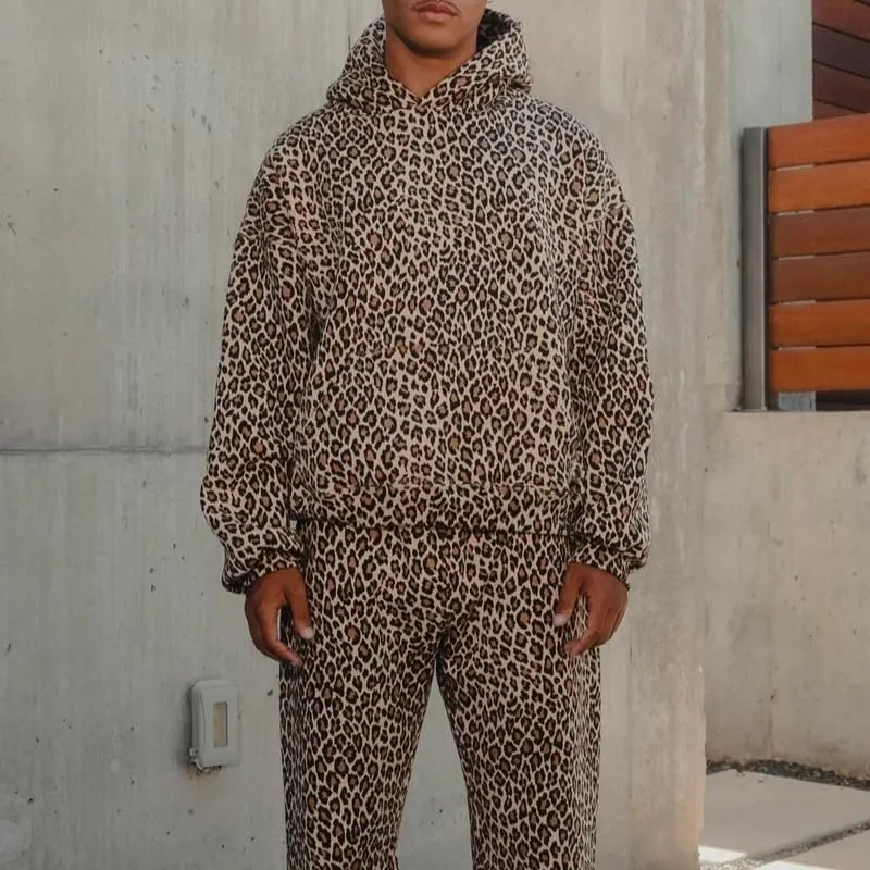 Y2k Cheetah Hoodie Leopard Print Hoodie Sweatshirt Women Oversized Trendy Graphic Hoodies 2000s Pullover Streetwear