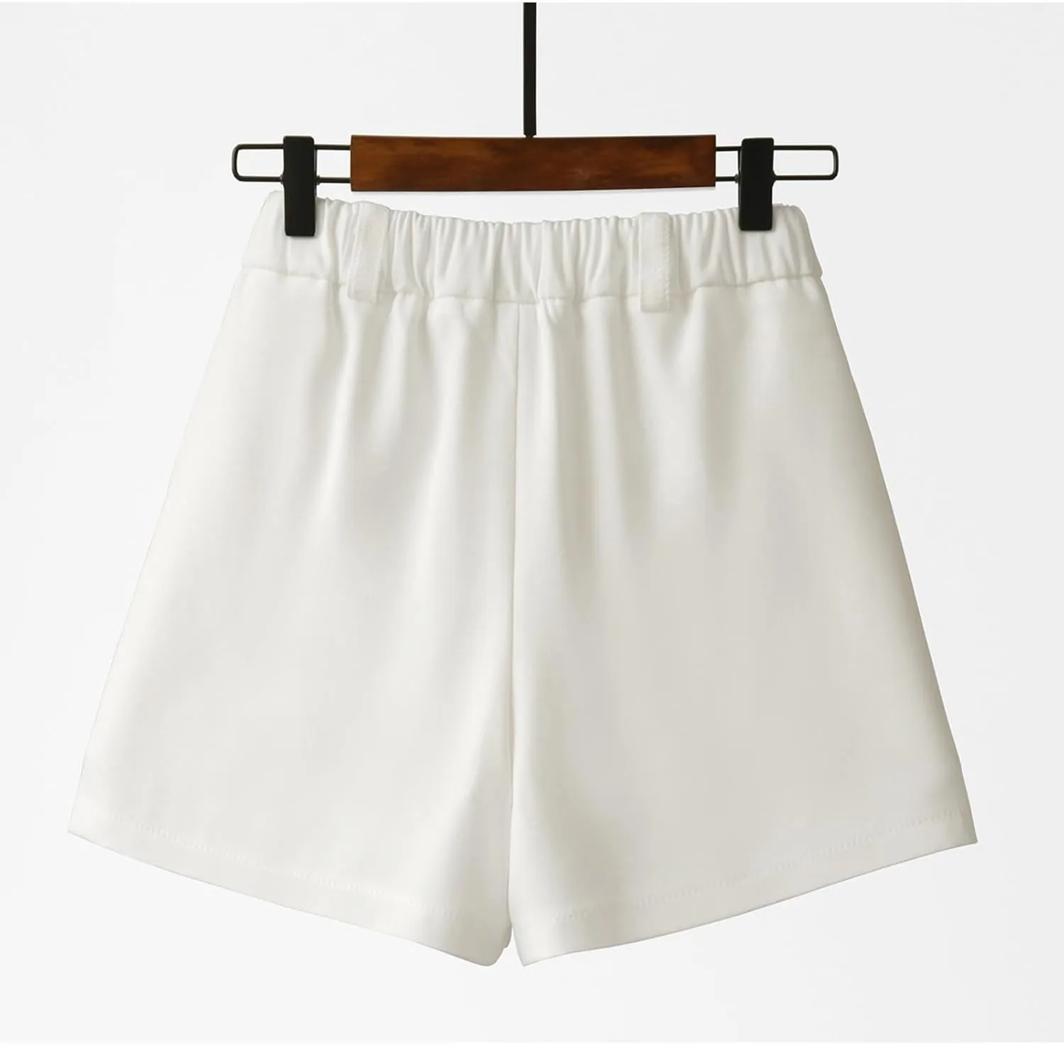 ZDRZK Trouser Shorts for Women High Waist Slim Wide Leg A-Line Business Shorts Elagant Outerwear Suit Casual Shorts Pants