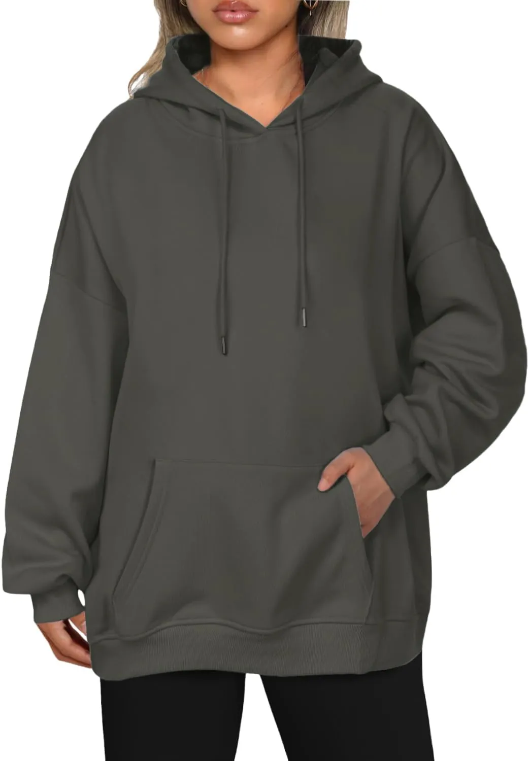 Zeagoo Womens Oversized Hoodies Fleece Sweatshirts Long Sleeve Pullover with Pocket 2024 Fall Winter Outfits Y2k Clothes