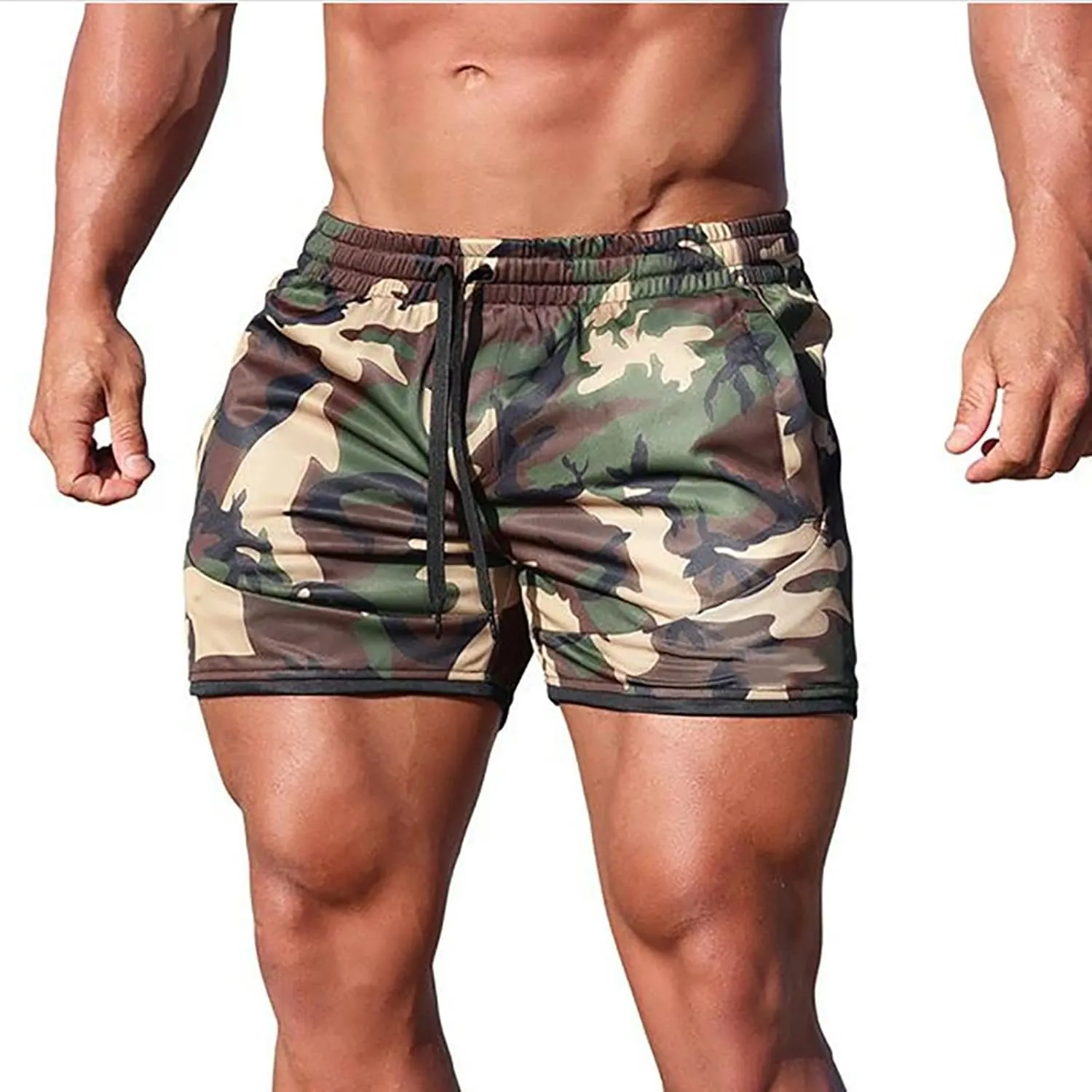 ZYXTIM Mens 5 Inch Shorts Gym Workout Shorts Oversize Elastic Waist Quick Dry Lightweight Athletic Shorts with Pockets M-4XL
